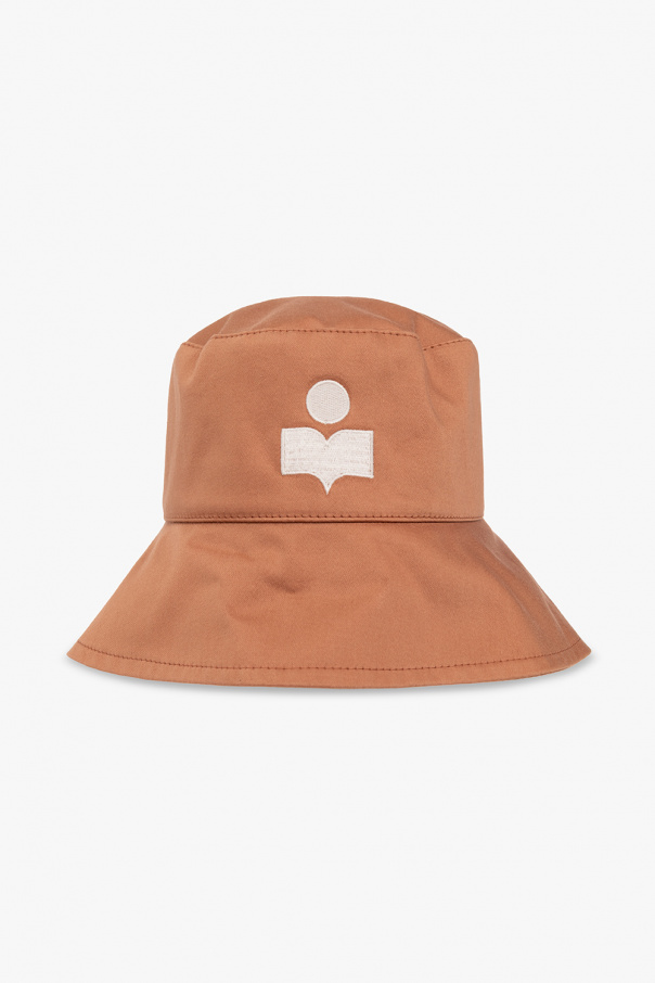 【関税&送料込】Isabel Marant Sand Cotton Haley Bucket Hat Haley Hat Woman ecru and black | ISABEL MARANT Official